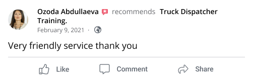 Reviews from Facebook